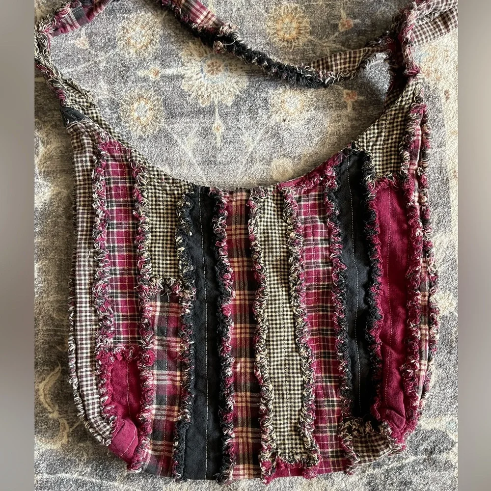 Handmade Boho Hobo Bag/Crossbody - Picture 2 of 5